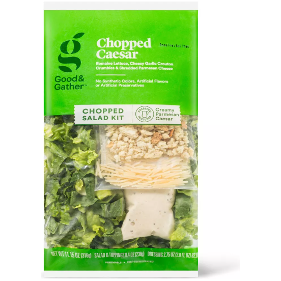 Chopped Caesar Salad Kit 1115oz Good And Gather™ Oasis Bahamas 8545